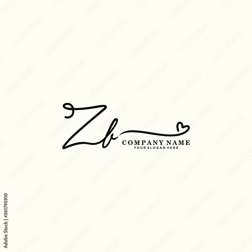 ZB initials signature logo. Handwriting logo vector templates. Hand drawn Calligraphy lettering Vector illustration.
ZB initials signature logo. Handwriting logo vector templates. Hand drawn Calligraphy lettering Vector illustration.