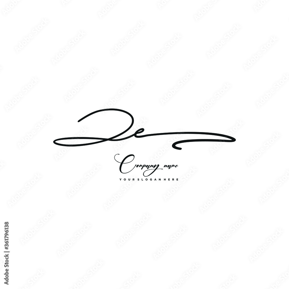 ZE initials signature logo. Handwriting logo vector templates. Hand drawn Calligraphy lettering Vector illustration.
ZE initials signature logo. Handwriting logo vector templates. Hand drawn Calligraphy lettering Vector illustration.