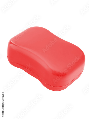 red soap dish for bathroom 