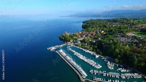 Village d'yvoire, Lac Léman, Haute-Savoie, France
