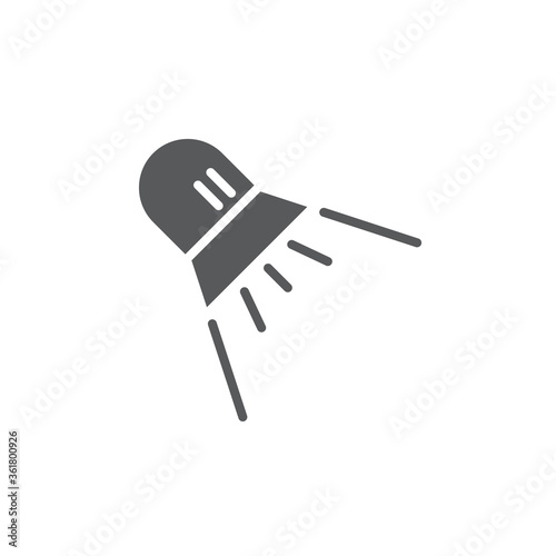 Scenic spotlight icon vector isolated on white background