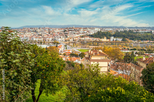 Beautiful cityscape of historic Coimbra, Portugal
