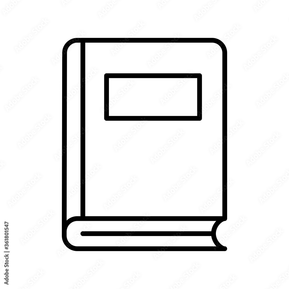 book line style icon design, Education literature and read theme Vector illustration book line style icon design, Education literature and read theme Vector illustration