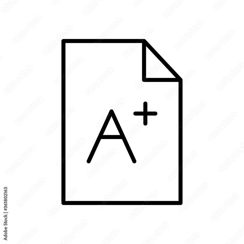 School exam with note line style icon design, education class lesson knowledge preschooler study learning classroom and primary theme Vector illustration School exam with note line style icon design, education class lesson knowledge preschooler study learning classroom and primary theme Vector illustration