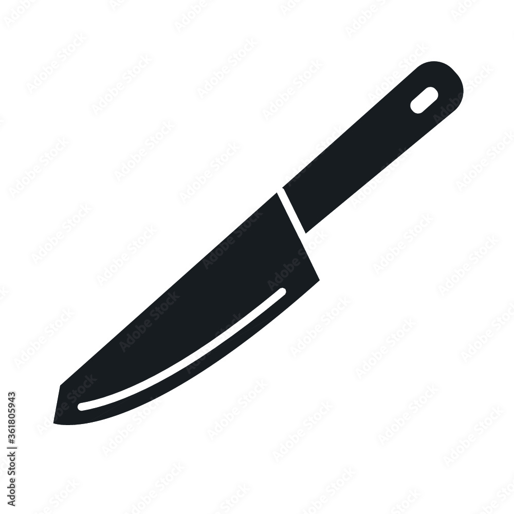 knife isolated on white background