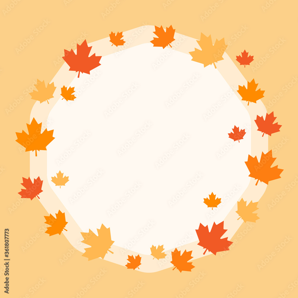 This is a frame with autumn leaves. Could be used for holidays, postcards, banners, flyers, etc.