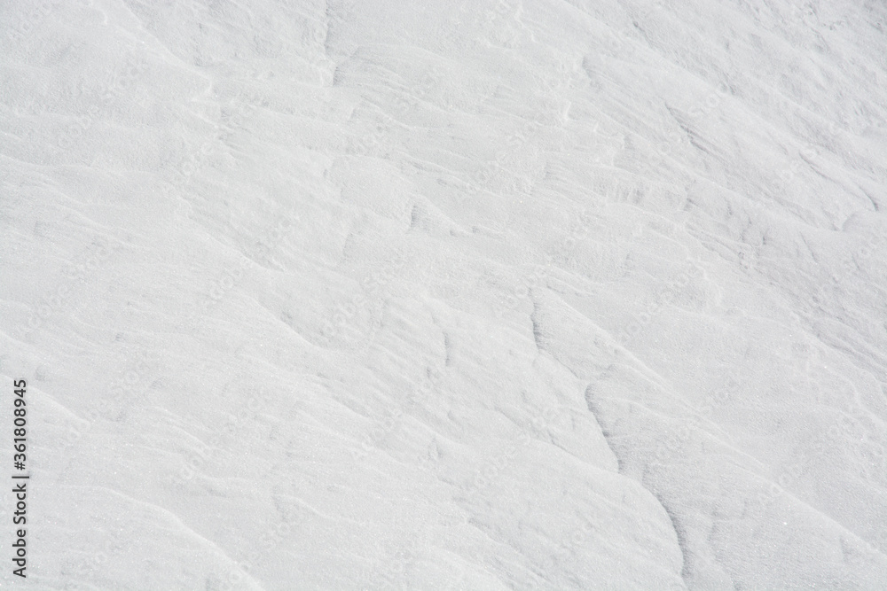 Obraz premium Close-up to the snow surface.
