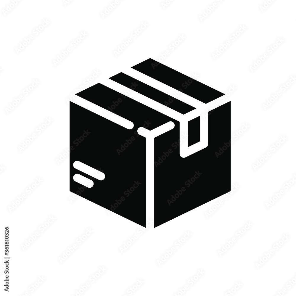 Box, Package, Parcel Isolated Flat Web Mobile Icon / Vector / Sign / Symbol Box, Package, Parcel Isolated Flat Web Mobile Icon / Vector / Sign / Symbol