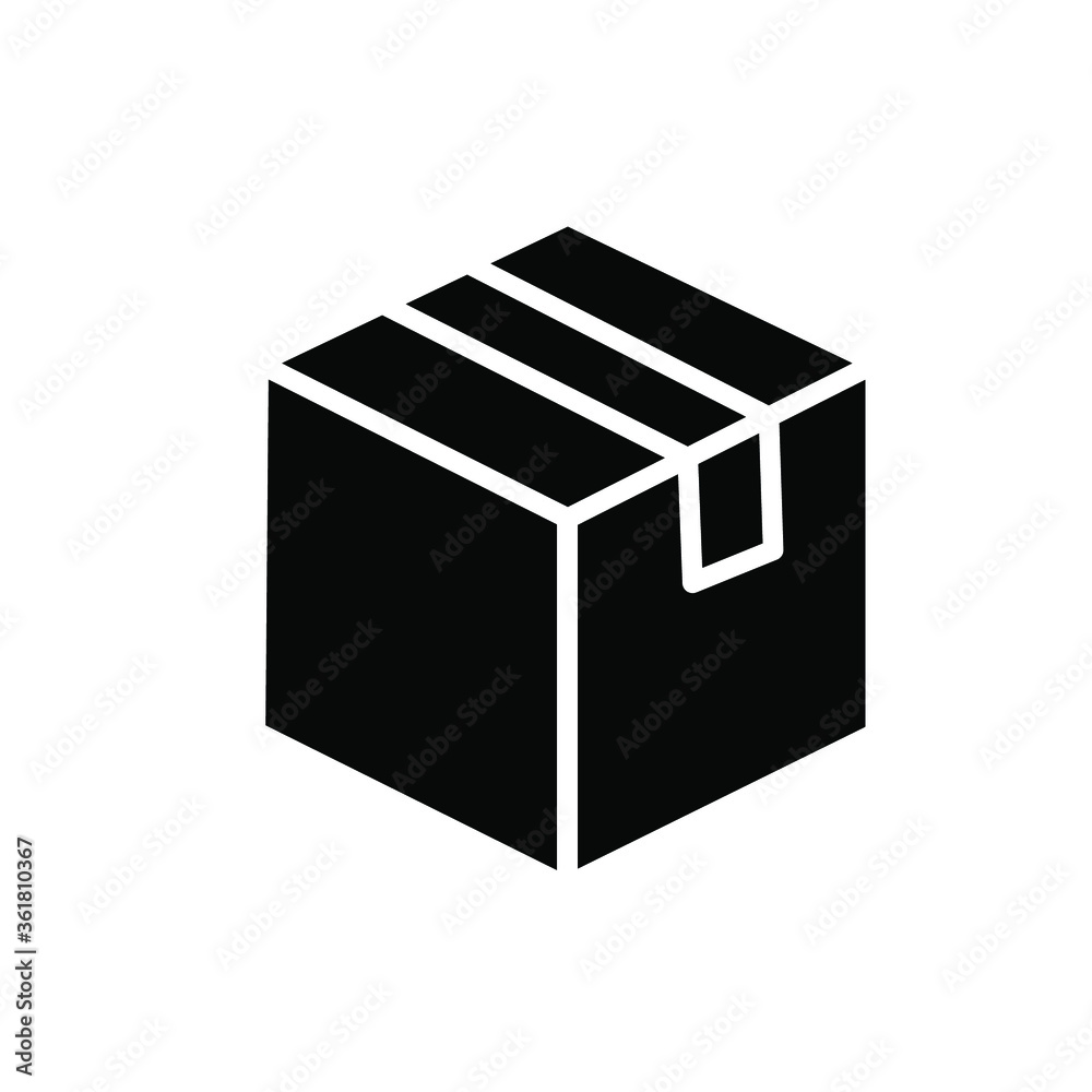 Box, Package, Parcel Isolated Flat Web Mobile Icon / Vector / Sign / Symbol Box, Package, Parcel Isolated Flat Web Mobile Icon / Vector / Sign / Symbol