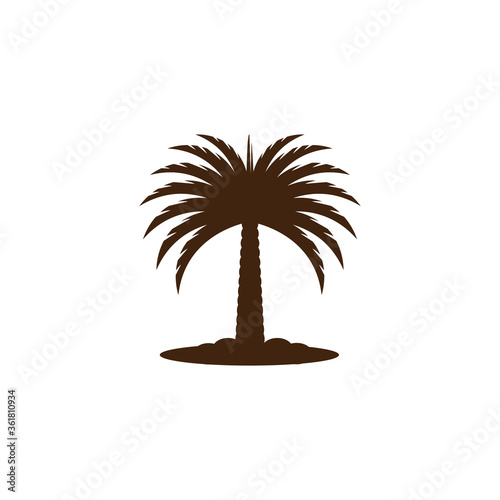 Dates tree  Logo Template vector symbol