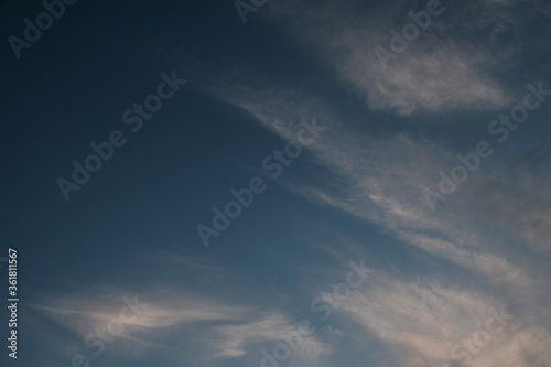 Fototapeta Naklejka Na Ścianę i Meble -  Blue Sky with puffy cloud .Air clouds