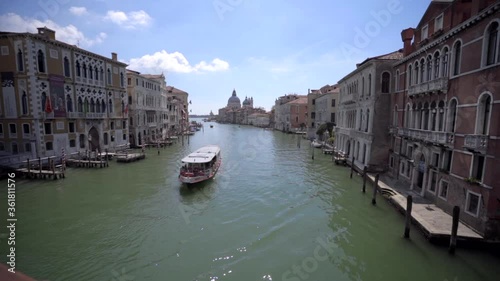 Wallpaper Mural View of Grand Canal in Venice from the Accademia Bridge. In the background the church of Santa Maria della Salute Torontodigital.ca