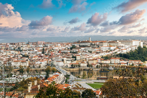 Beautiful cityscape of historic Coimbra, Portugal