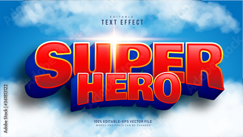 Super Hero Text Effect