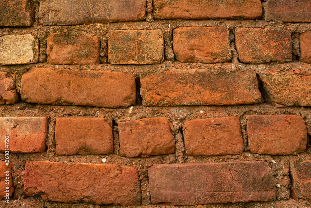 Obraz premium Big Brick walls full frame background
