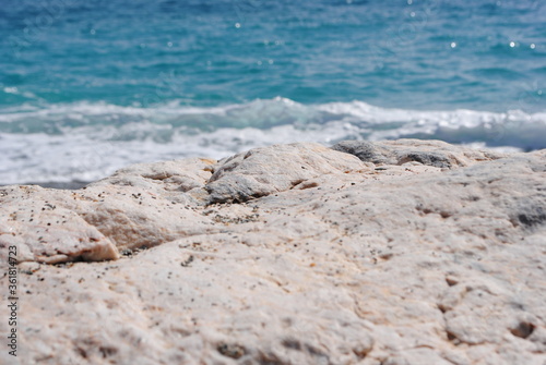 rocas de una playa