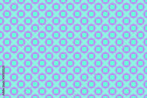 Seamless pattern with blue circles