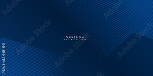 Abstract background dark blue lines stripes pattern with modern corporate concept.