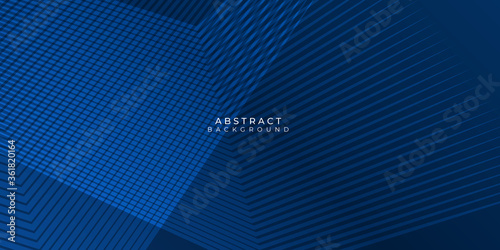 Abstract blue lines vector background with lines stripes pattern.