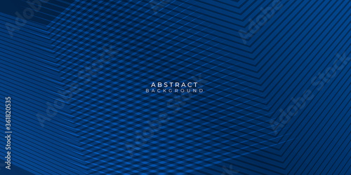 Blue lines polygonal abstract background. Geometric illustration with gradient. background texture design for poster, banner, card and template. Vector illustration