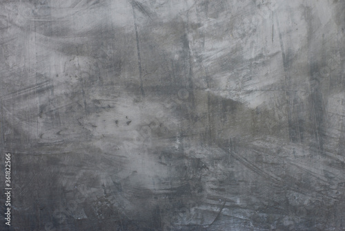 Tableau sur toile Black gray polished concrete background