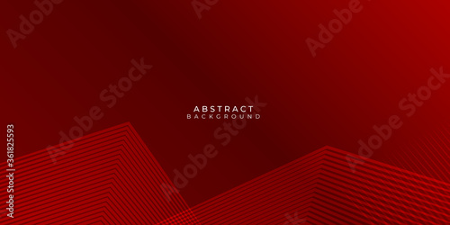 Abstract modern red background gradient color. Red maroon and white gradient with stylish line and square decoration suit for presentation design.