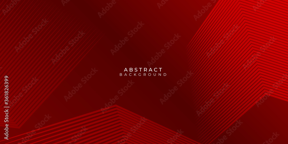 Vector abstract background - modern concept of red paper art style, banner. Vector illustration design for presentation, banner, cover, web, flyer, card, poster, game, texture, slide, magazine