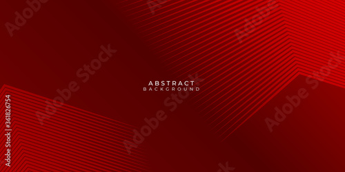 Red abstract lines background
