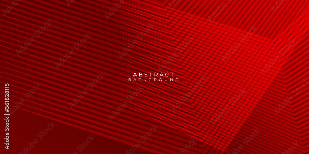 Abstract red lines presentation background