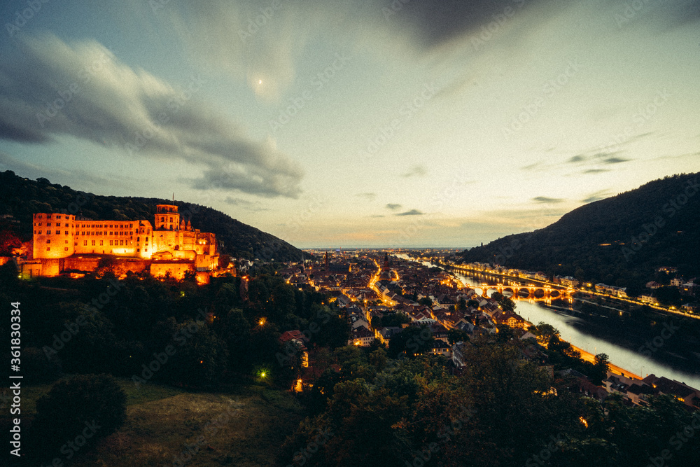 Heidelberg Sonnenuntergang