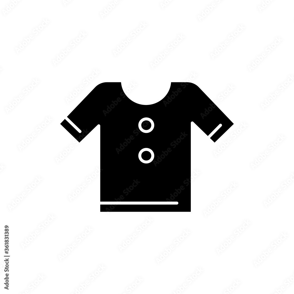 T shirt black glyph icon. Clothes for washing. Clean laundry. Fashionable tee for wearing. Online shopping for men and women apparel. Silhouette symbol on white space. Vector isolated illustration T shirt black glyph icon. Clothes for washing. Clean laundry. Fashionable tee for wearing. Online shopping for men and women apparel. Silhouette symbol on white space. Vector isolated illustration