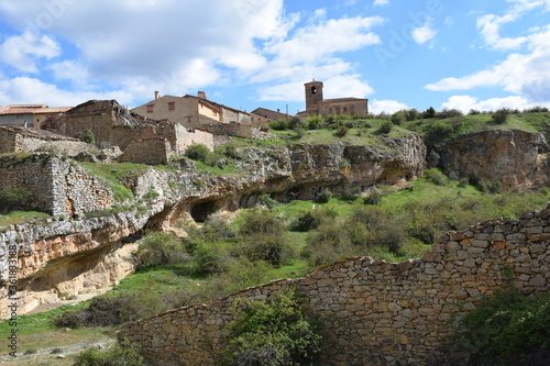 Vistas al pueblo de Caracena, Soria