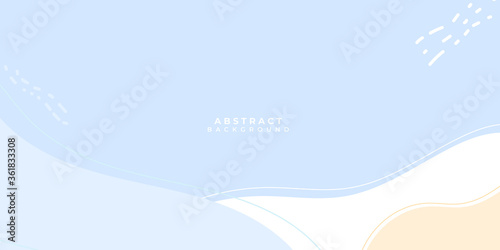 Abstract 3D blue white yellow liquid fluid circles pink pastels color beautiful background with halftone texture. Suit for social media post stories and presentation template.