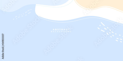 Abstract 3D blue white pink yellow liquid fluid circles pink pastels color beautiful background with halftone texture. Pastel Background