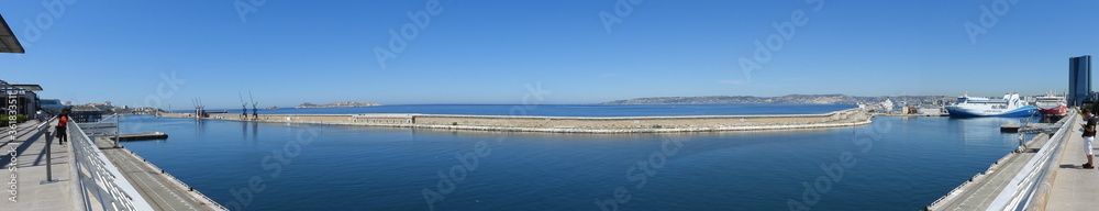 vue panoramique port de Marseille