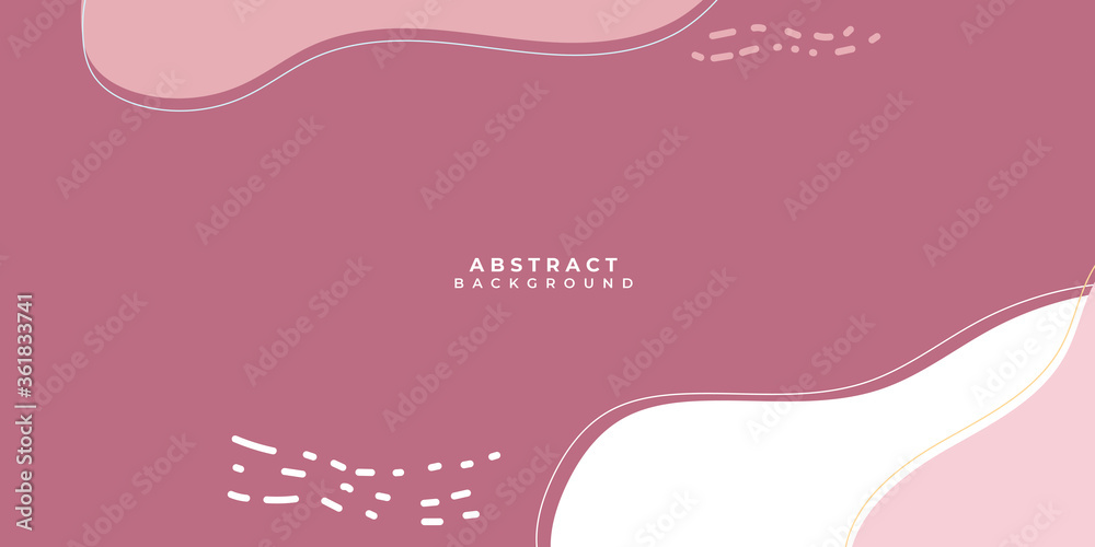 Red pink brown white abstract liquid circle curve presentation background. Pastel Background