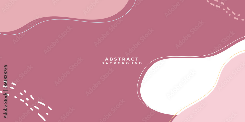 Red pink brown white abstract liquid circle curve presentation background. Pastel Background