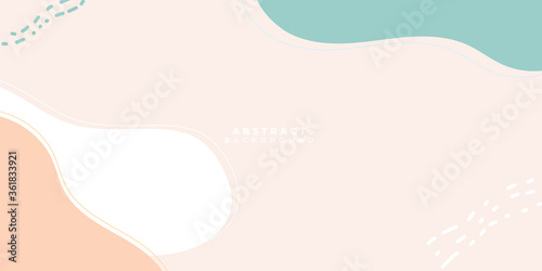 Vector set of minimal square backgrounds with organic abstract shapes and sample text in pastel colors. Pastel Background. Suit for social media post stories and presentation template.