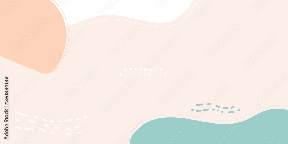 Abstract mock up scene pastel color green white orange pink. geometry shape podium background for product. 3d rendering. Pastel Background