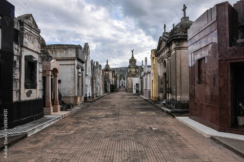 Balcarce Cemetery interior streets photo