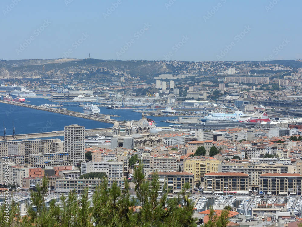 vue aérienne Marseille