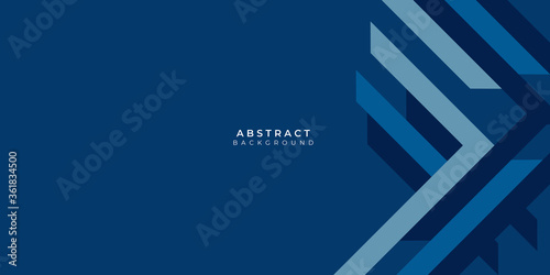Simple blue corporate arrow background . flat blue gradation