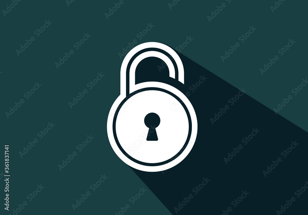 Lock icon. Security logo for mobile and web. Lock logo sign symbol vector illustration Lock icon. Security logo for mobile and web. Lock logo sign symbol vector illustration