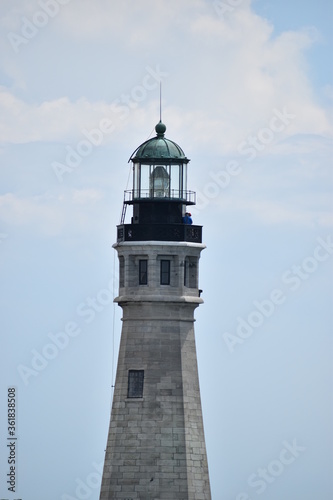 Closeup of the Buffalo Lighthouse