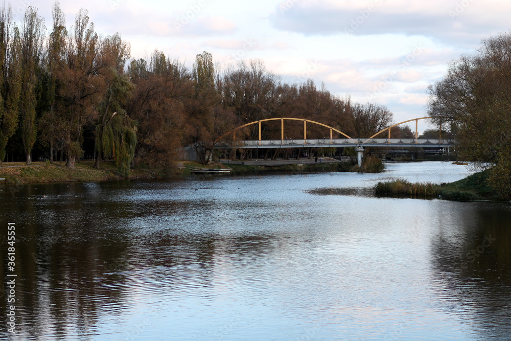 Obraz premium bridge over the river