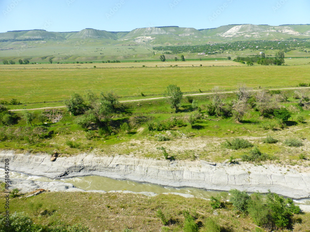 Fototapeta premium the river Podkumok in the South of Russia