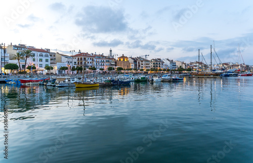 boats in port of Cambrils