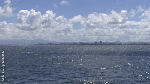 San Juan, Puerto Rico from the sea. photo