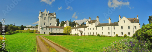 Blair Castle near the village of Blair Atholl in Perthshire in Scotland photo