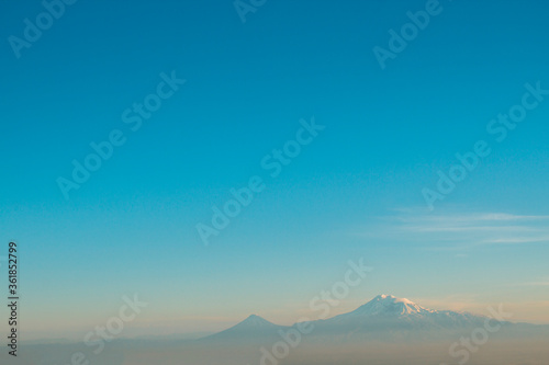 view from the top of Mount Hatis on Ararat